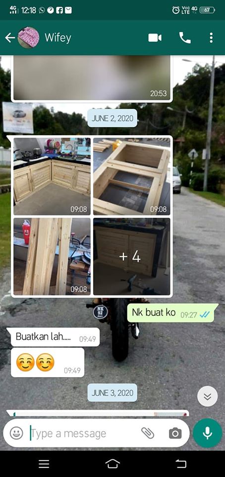 DIY KABINET DAPUR 