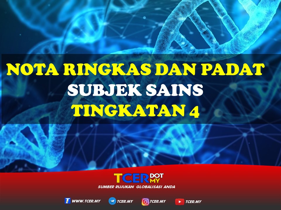 KOLEKSI NOTA RINGKAS DAN PADAT SAINS TINGKATAN 4 - TCER.MY