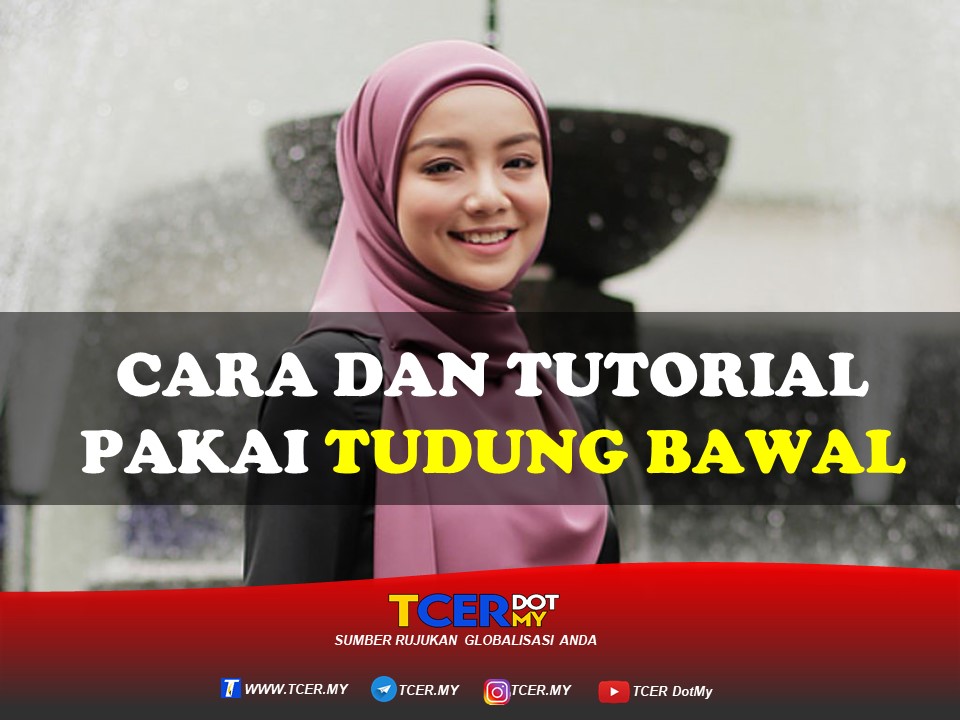 Cara pakai tudung shawl simple