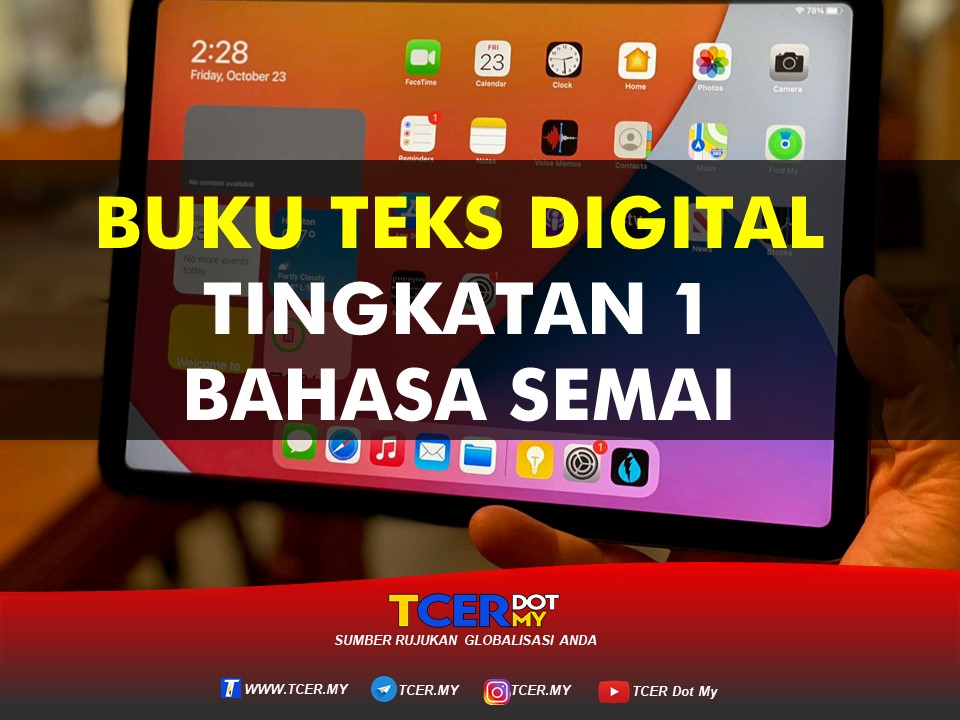 Buku Teks Digital Subjek Bahasa Semai Tingkatan 1 Tcer My