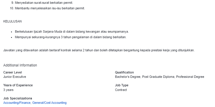 Jawatan kosong di Suruhanjaya Perkhidmatan Air Negara