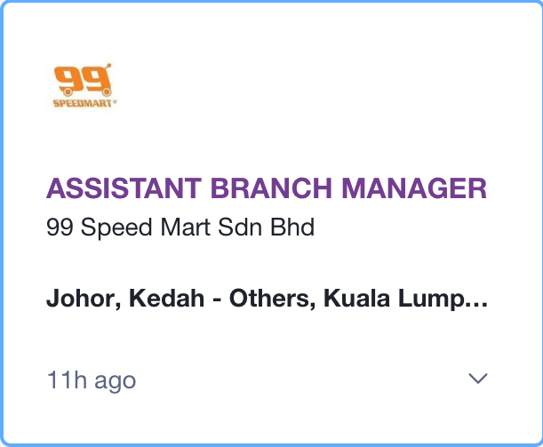 Jawatan Kosong Di 99 Speed Mart Sdn Bhd 1 Jawatan Kosong Di 99 Speed Mart Sdn Bhd