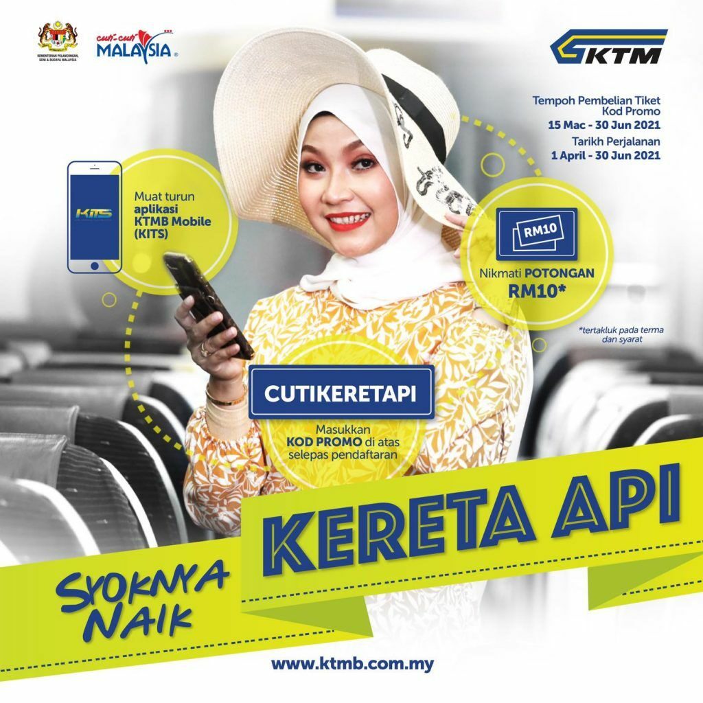 Promosi Diskaun Tiket ETS KTMB RM10 1 promosi tiket