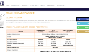 Rumah Mesra Rakyat (RMR): 9 Step Mudah Membuat Permohonan Secara Online 1 rumah mesra rakyat