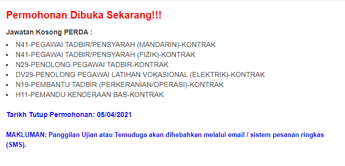 Jawatan kosong di Lembaga Kemajuan Wilayah Pulau Pinang 1 Jawatan kosong di Lembaga Kemajuan Wilayah Pulau Pinang