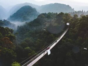 Jambatan Gantung Terpanjang Di Asia Tenggara 1