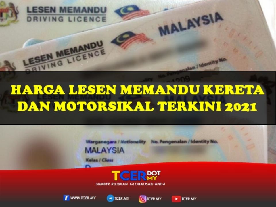 kadar bayaran lesen memandu