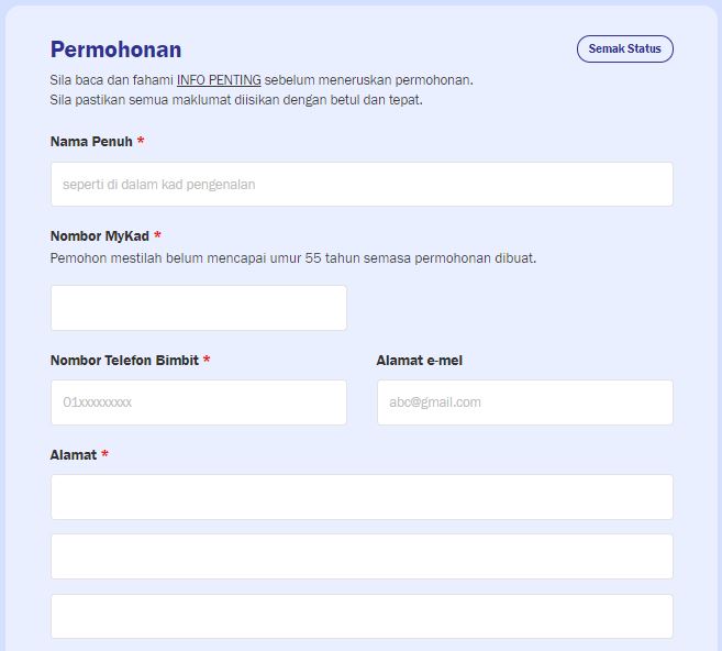 permohonan