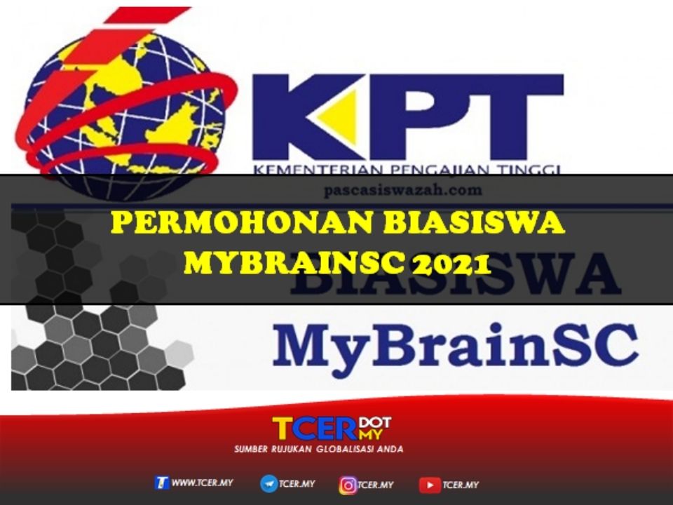 Permohonan Biasiswa Mybrainsc 2021 Tcer My