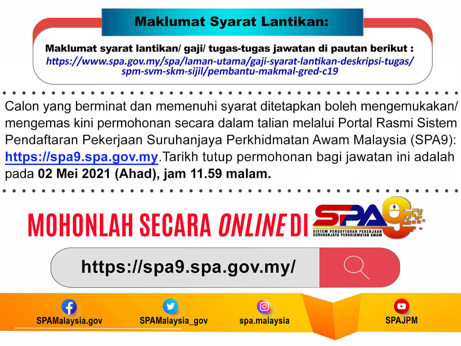 Jawatan kosong di Jabatan Kimia Malaysia 2 Jawatan kosong di Jabatan Kimia Malaysia