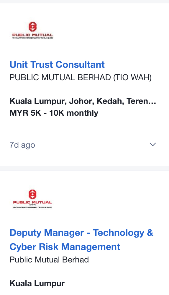 Jawatan Kosong Di Public Mutual Berhad 1 Jawatan Kosong Di Public Mutual Berhad