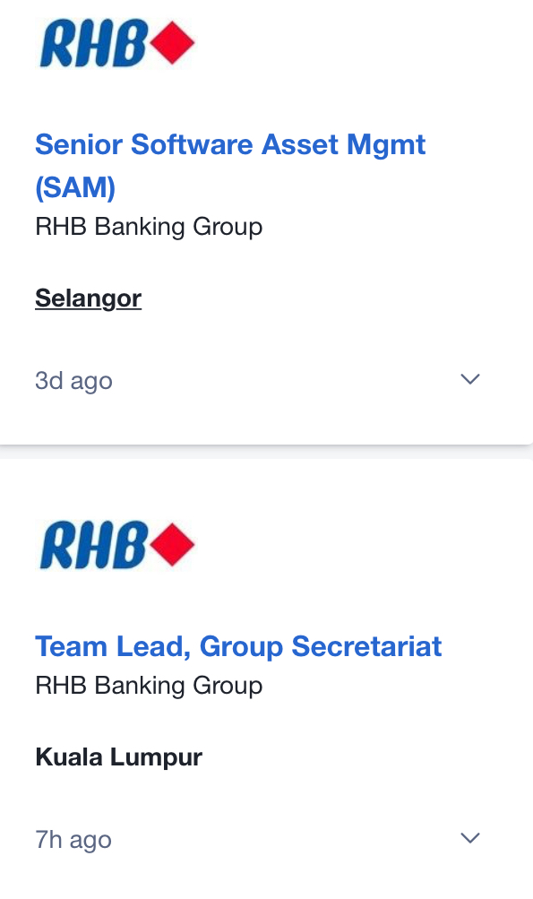 Jawatan Kosong Di RHB Banking Group 1 Jawatan Kosong Di RHB Banking Group