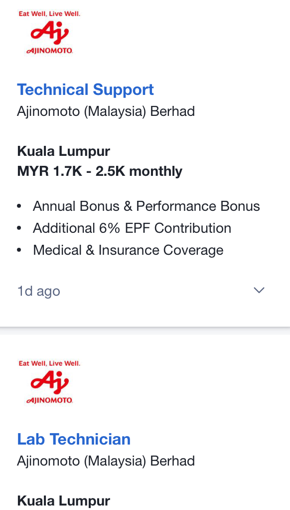 Jawatan Kosong Di Ajinomoto Berhad 1 Jawatan Kosong Di Ajinomoto Berhad