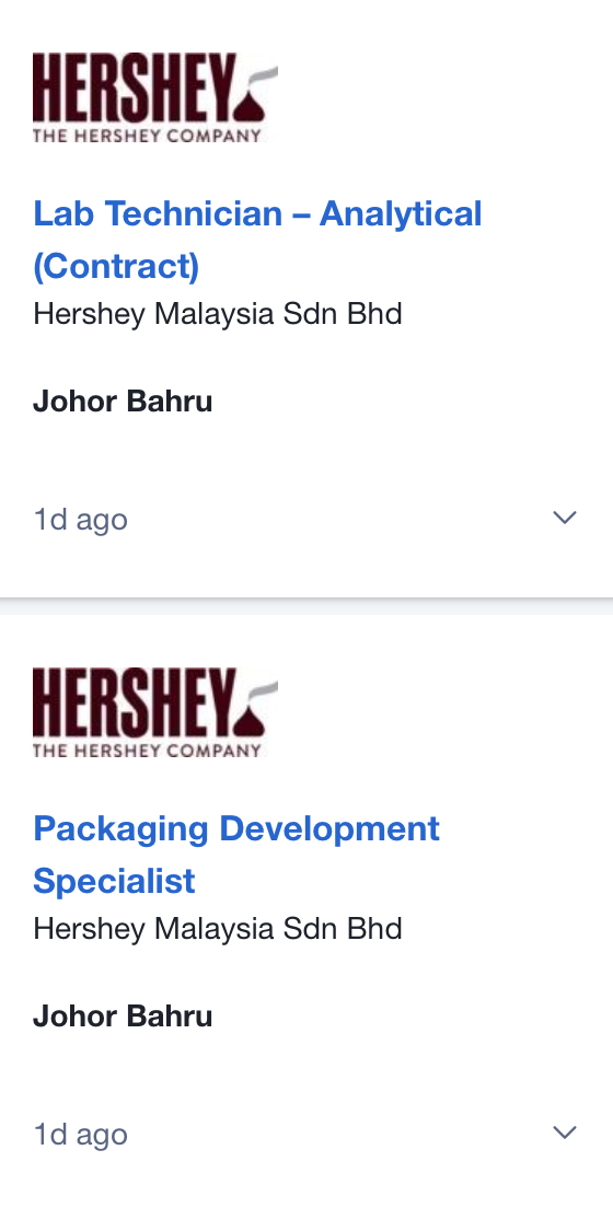 Jawatan Kosong Di Hershey Malaysia Sdn Bhd 1 Jawatan Kosong Di Hershey Malaysia Sdn Bhd