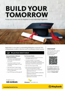 Permohonan Maybank Group Scholarship Programme 1 Permohonan Maybank Group Scholarship Programme 1