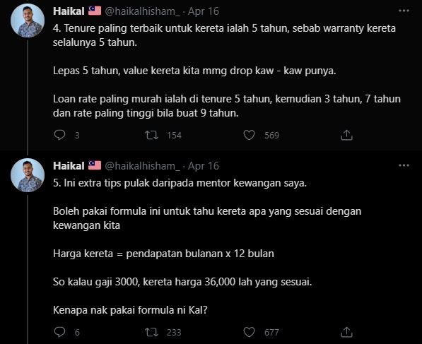 Tip Pembiayaan Pinjaman Kereta 3