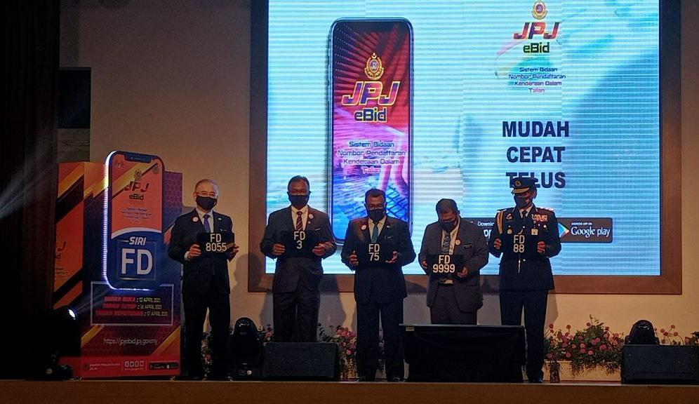 JPJeBiD, Bidaan Siri Nombor FD Dibuka 1 jpj