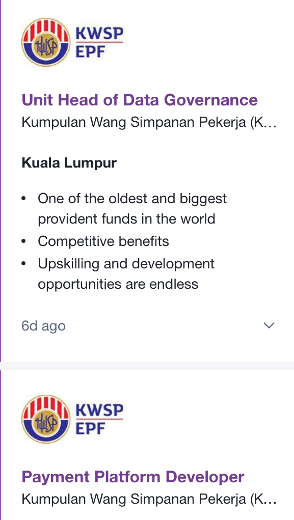 Jawatan Kosong Di Kumpulan Wang Simpanan Pekerja 1 Jawatan Kosong Di Kumpulan Wang Simpanan Pekerja