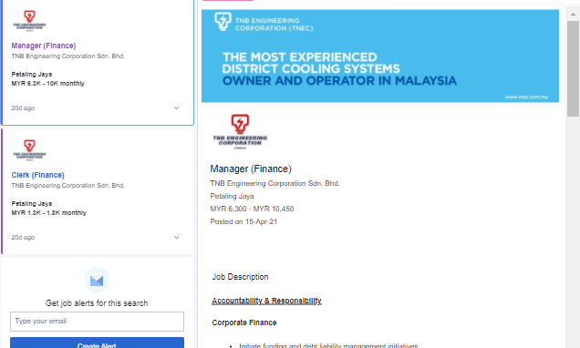 Jawatan kosong di TNB Engineering Corporation