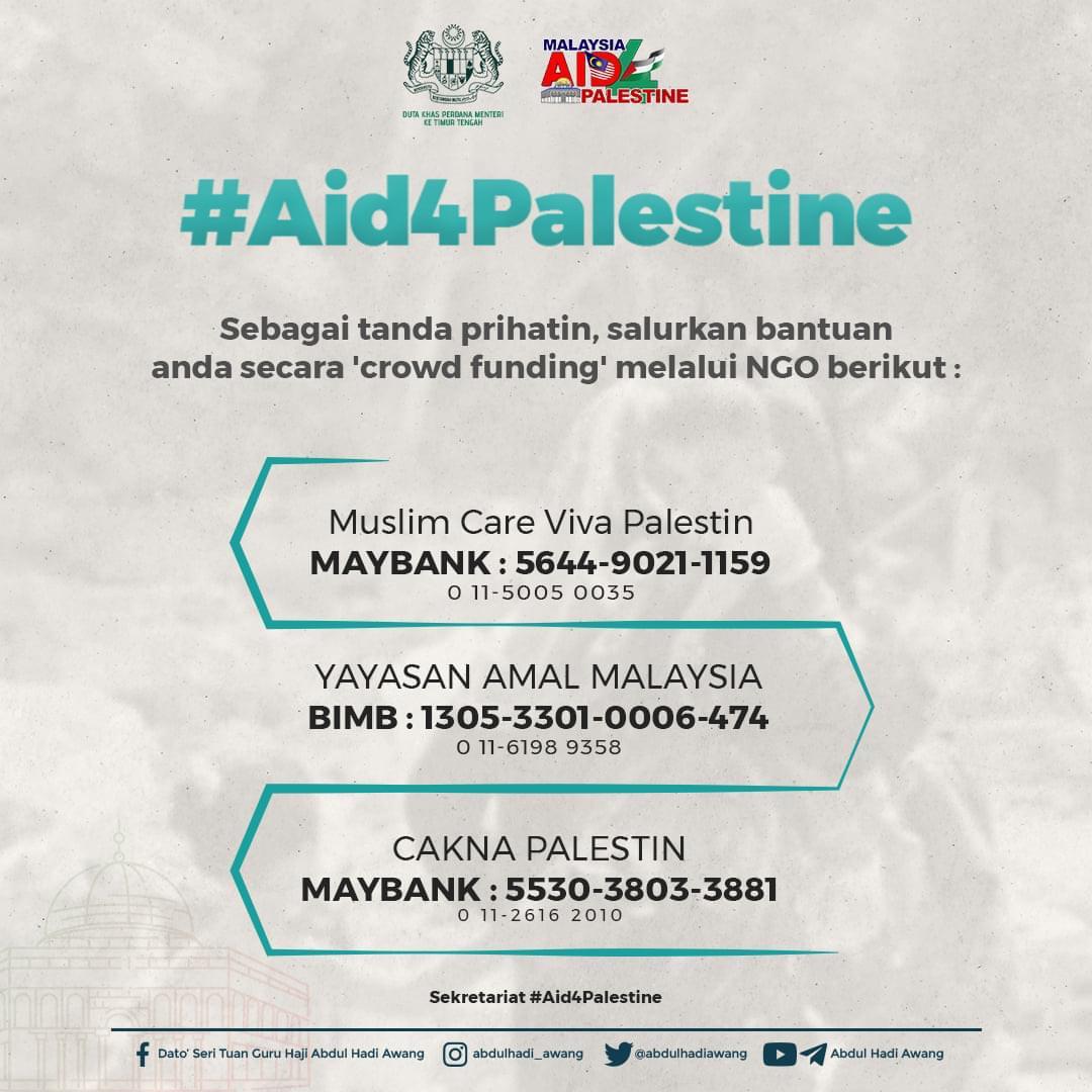 Malaysia gesa dunia tumpu bantuan kemanusiaan di Palestin