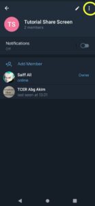 7 Step Mudah Share Screen Di Telegram Sendiri!! 6