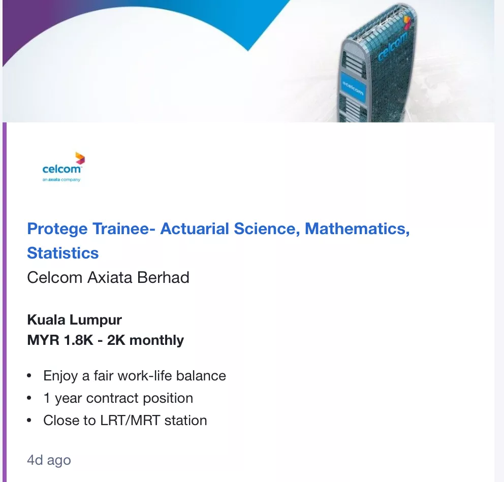Kerja Kosong di Celcom Axiata Berhad 5 Kerja Kosong di Celcom Axiata Berhad