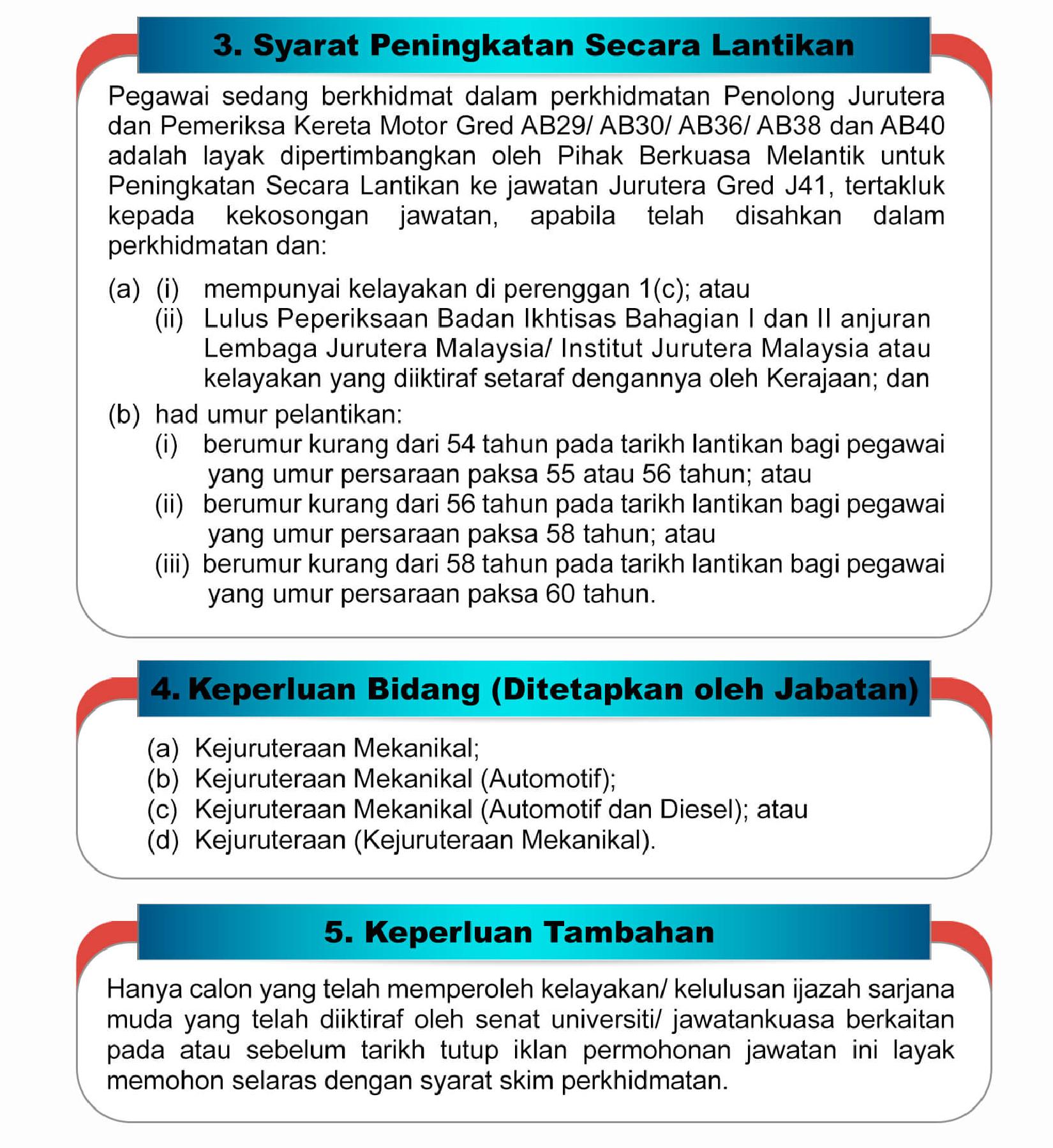 Kerja Kosong Kerajaan Jabatan Pengangkutan Jalan (JPJ)