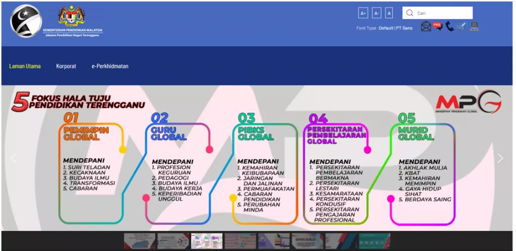 Senarai Jabatan Pendidikan Negeri (JPN) Malaysia 17 Senarai Jabatan Pendidikan Negeri