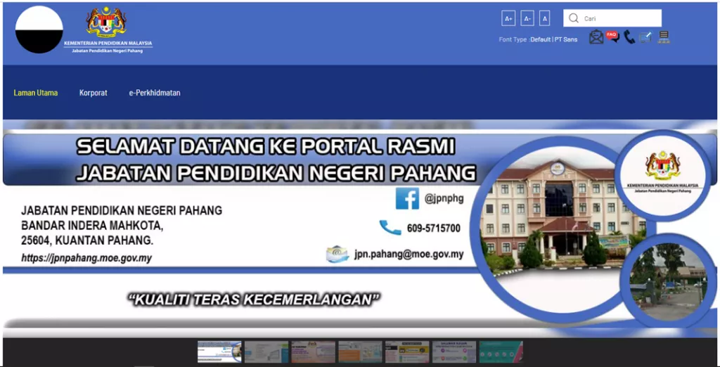 Senarai Jabatan Pendidikan Negeri (JPN) Malaysia 10 Senarai Jabatan Pendidikan Negeri