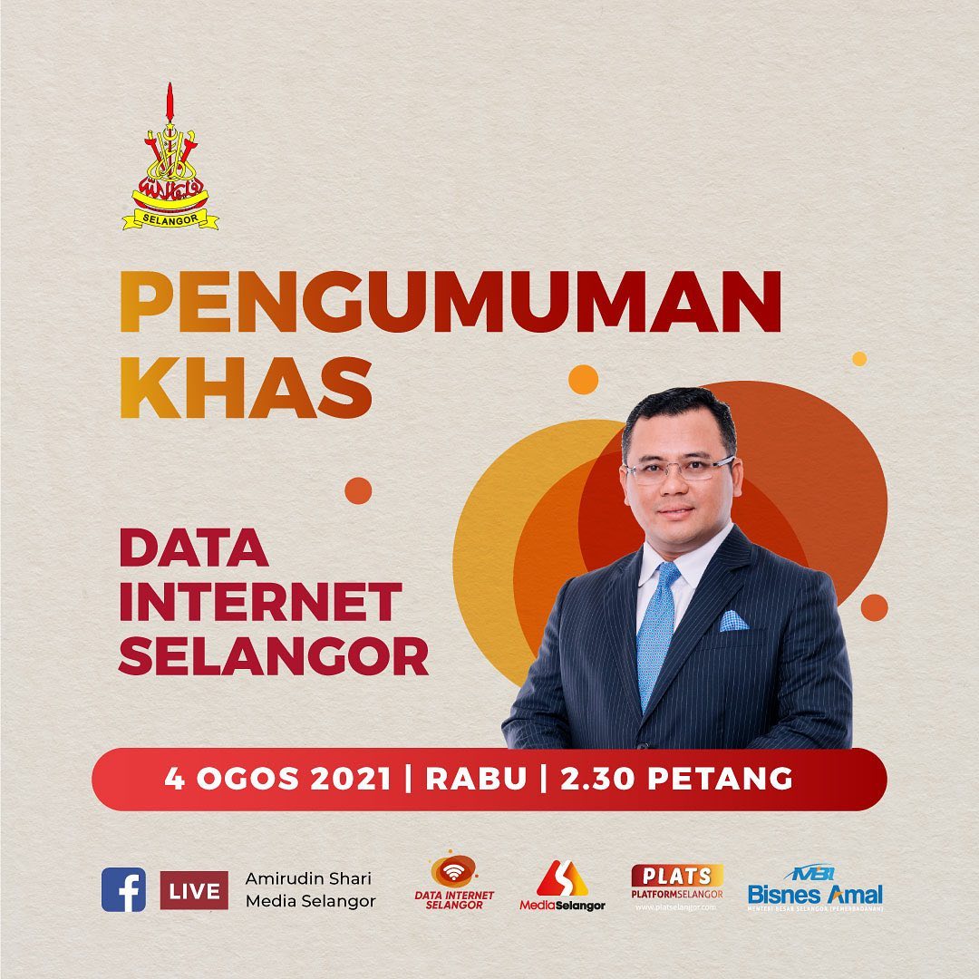 Permohonan Data Internet Selangor Percuma Selama Setahun