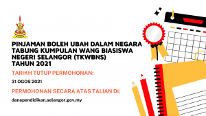 Permohonan Pinjaman Boleh Ubah Selangor Sehingga RM 7,000 oleh TKWBNS