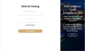 Bantuan Pendaftaran Pelajar IPT BUDI