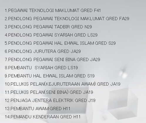 Kerja Kosong di Kerajaan Negeri Terengganu