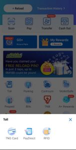 Aktifkan RFID Touch n Go