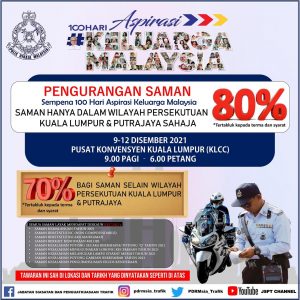 Diskaun Pengurangan Saman