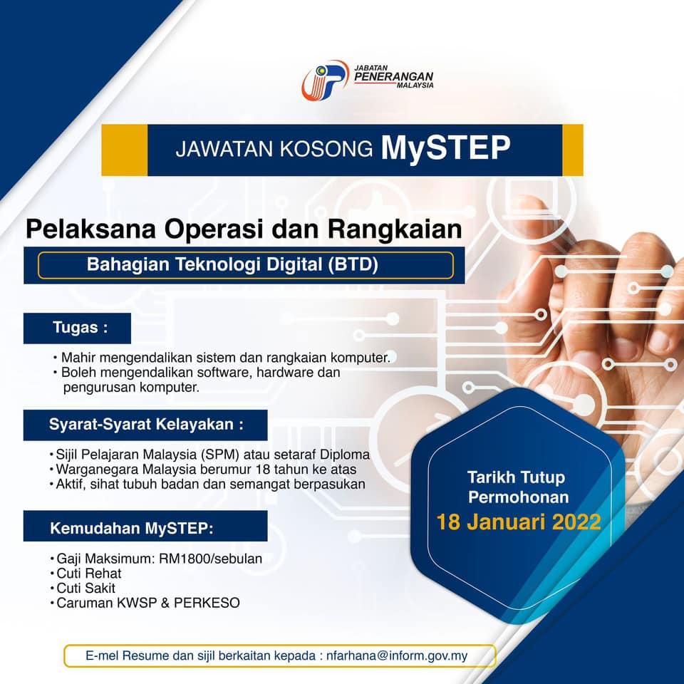 Kerja Kosong di Jabatan Penerangan Malaysia (JAPEN)