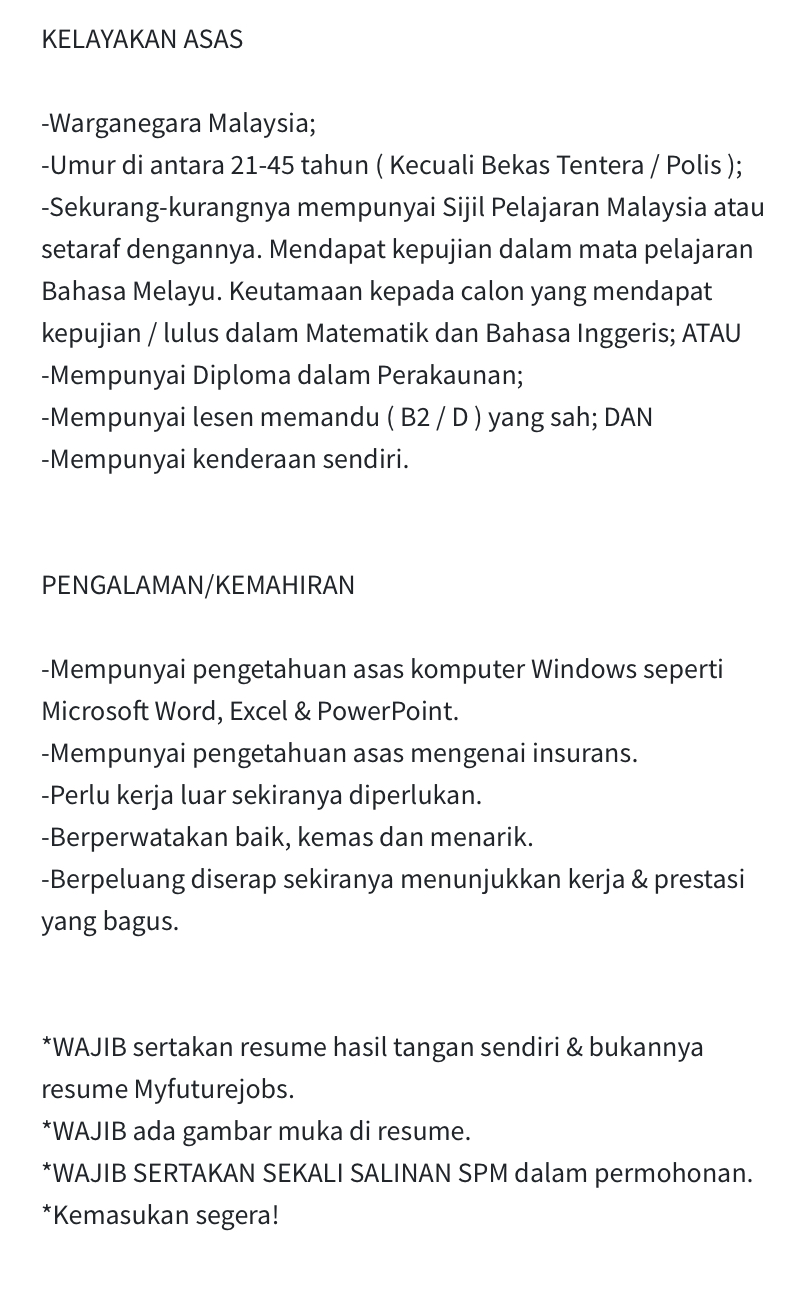 Kerja Kosong Di Tekun Nasional