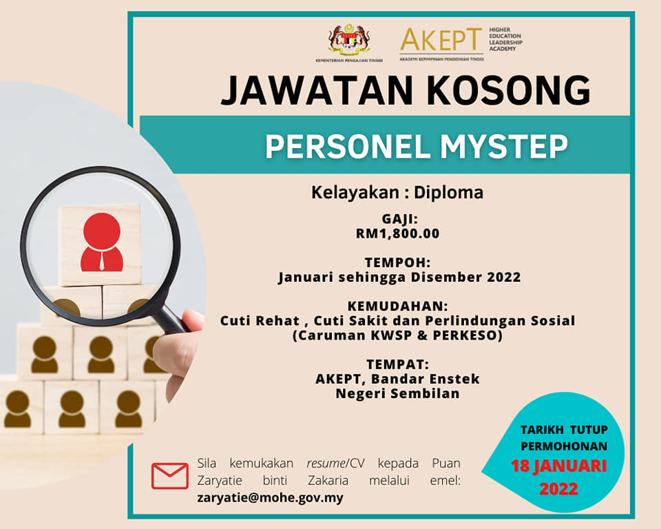 Kerja Kosong Di Akedemi Kepimpinan Pendidikan Tinggi 