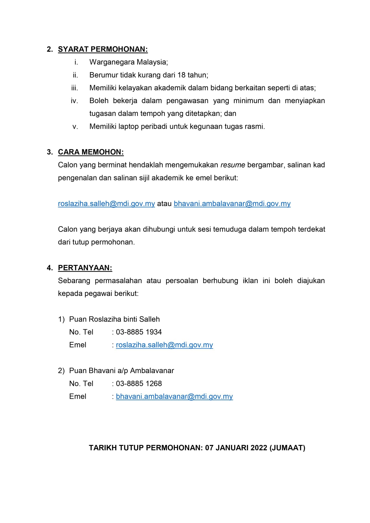 Kerja Kosong Di Jabatan Insolvensi Malaysia 