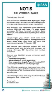 BSN MyRinggit-i Banjir