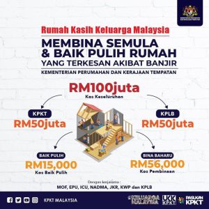 RUMAH KASIH KELUARGA MALAYSIA - BANTUAN BAIK PULIH DAN BINA RUMAH TERKESAN BANJIR 2 rumah kasih keluarga malaysia