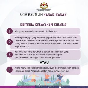 bantuan kanak-kanak 2022