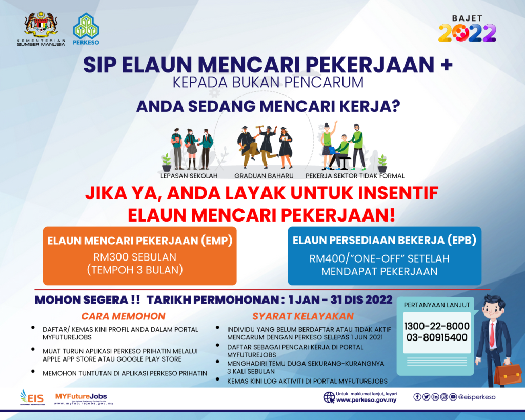 Elaun Mencari Pekerjaan RM300