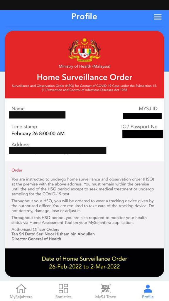 Bantuan Khas Kuarantin Covid 19 TCER.MY