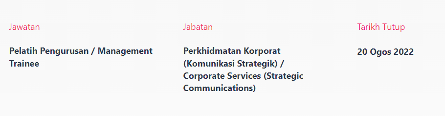 Kerja Kosong di Yayasan Peneraju
