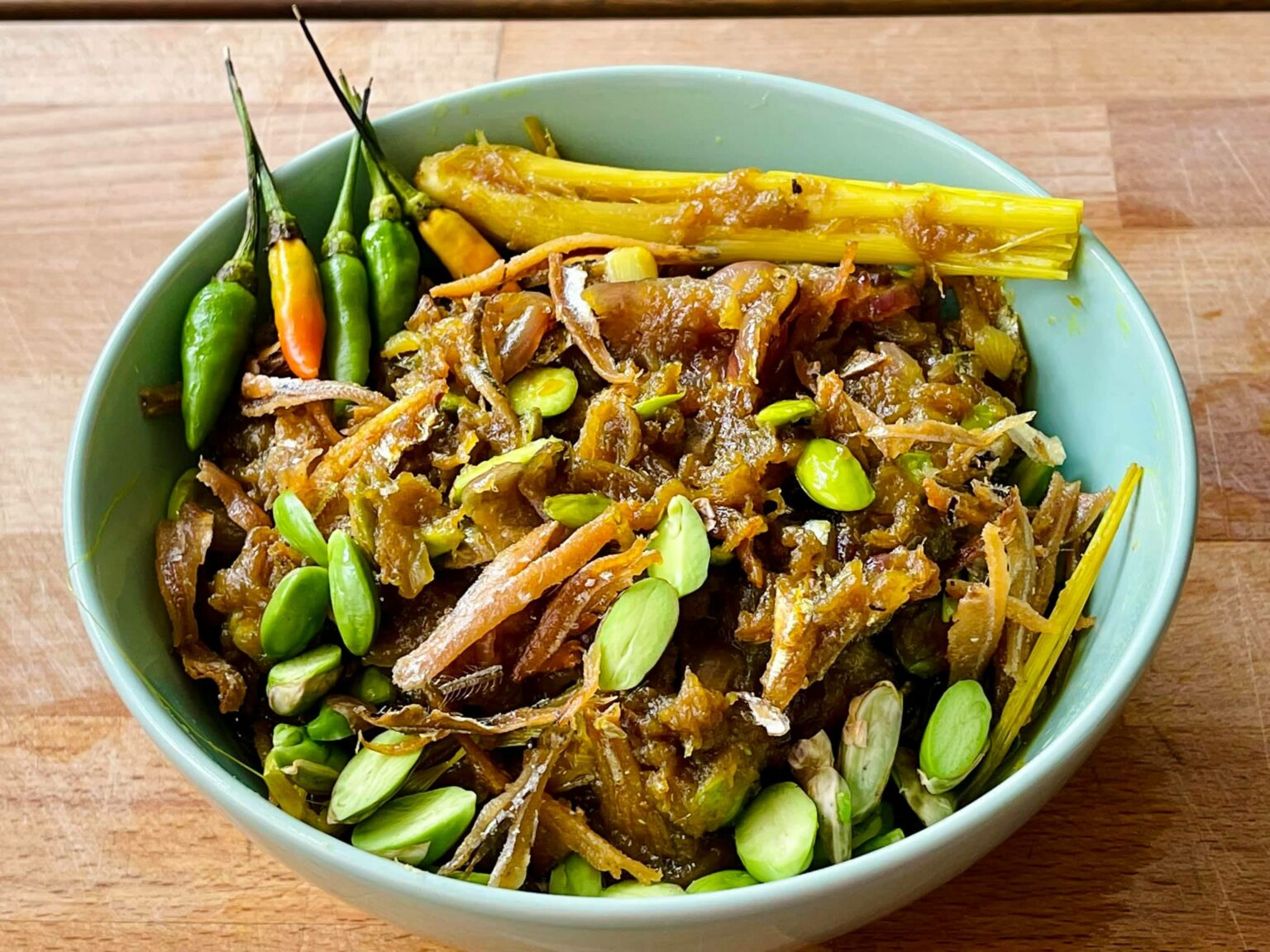 Resepi Ikan Bilis Petai Tempoyak Tak Cukup 1 Pinggan! 1