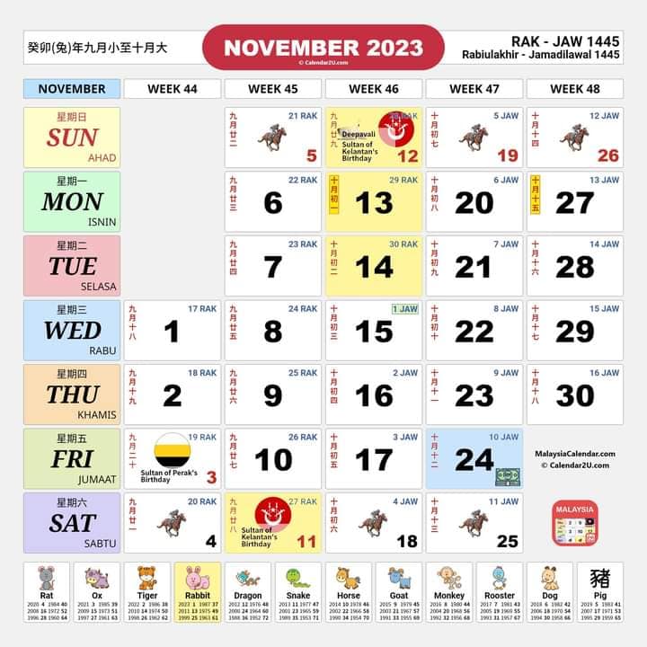 Kalendar Tahun 2023: Senarai Penuh Cuti Umum Dan Cuti Sekolah 8