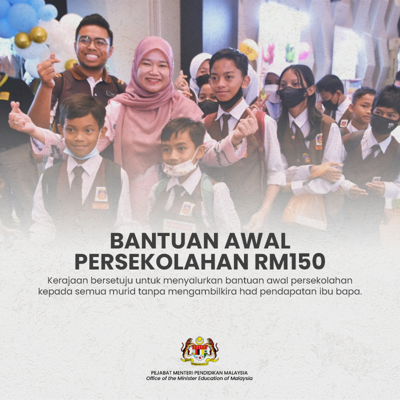 yb fadhlina tarikh bayaran bantuan awal persekolahan 2023