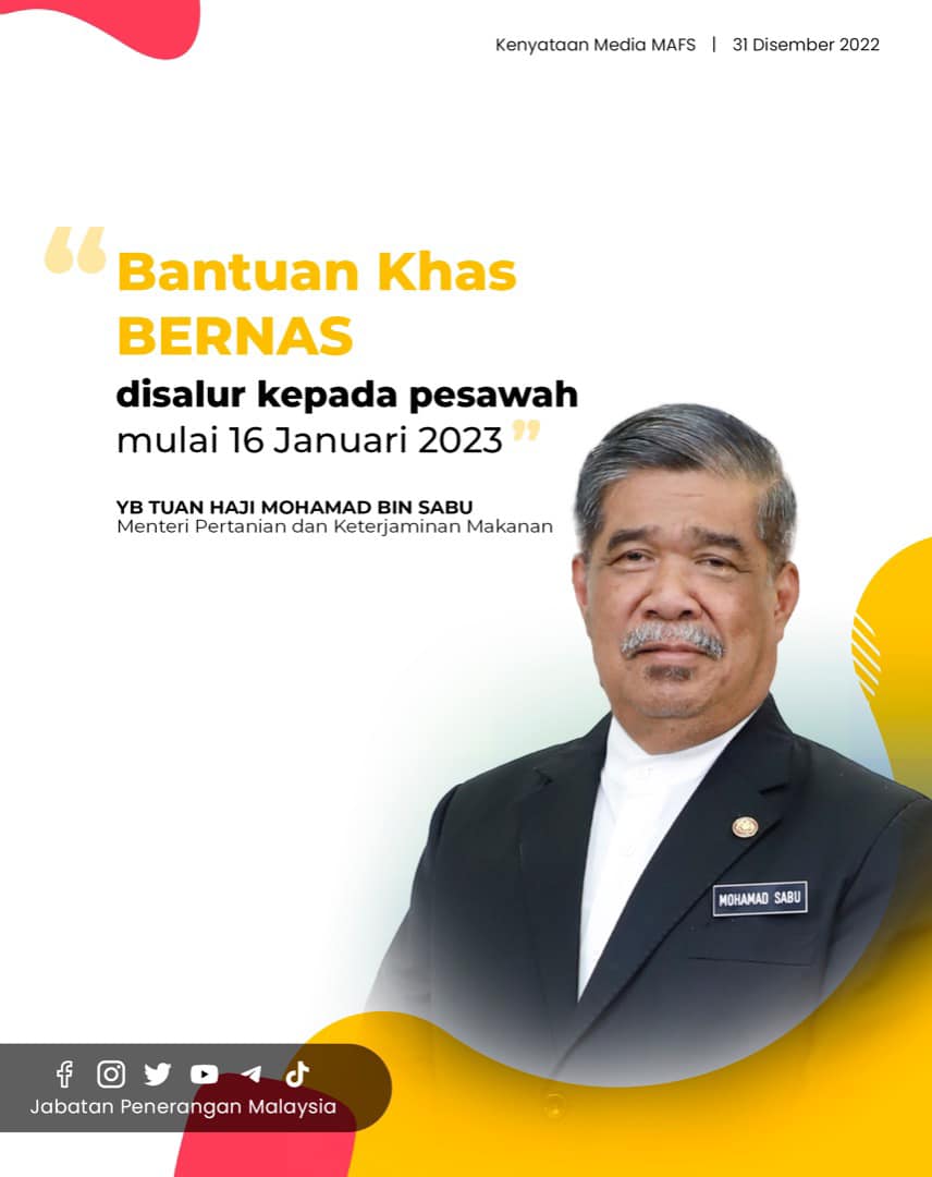 Bantuan Khas BERNAS 2023: RM250 Untuk Pesawah 2 bantuan khas bernas