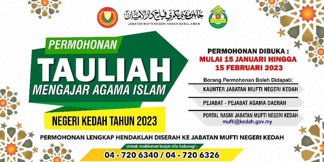 tauliah mengajar negeri kedah